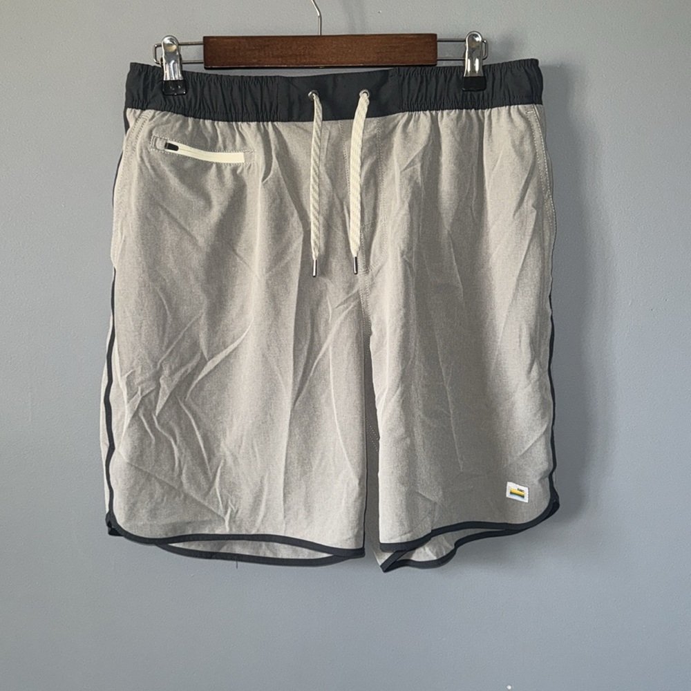 Vuori Gray Athletic Shorts